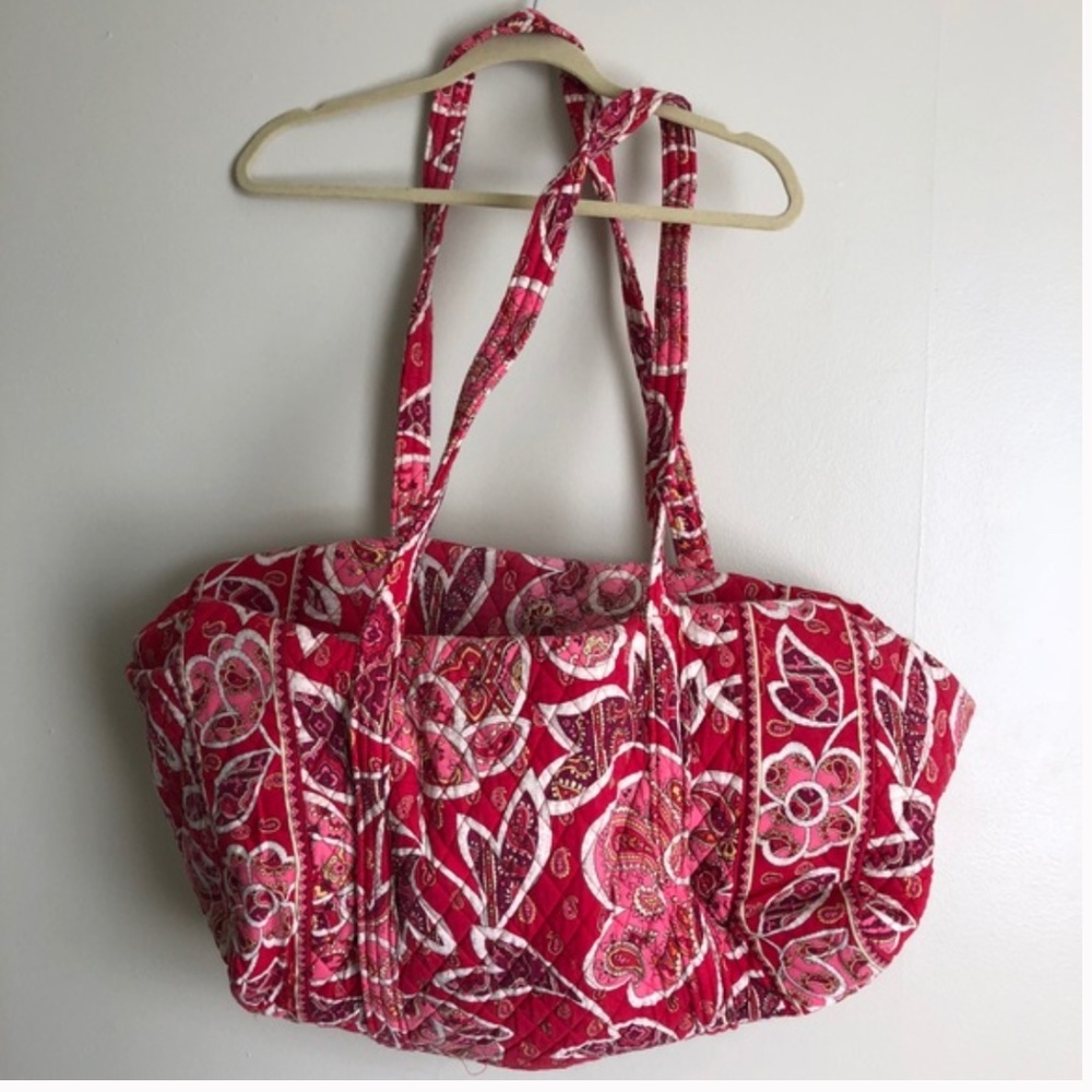 Vera Bradley Mesa Paisley Duffel Shoulder Bag